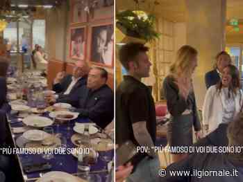 "Più famoso di voi solo io". Berlusconi incontra (a sorpresa) i Ferragnez