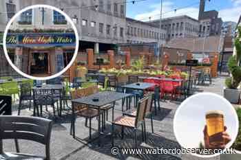 Pictures of Watford pub Moon Under Water's new beer garden