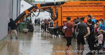 CHIO Aachen 2022: Der Regen flutet die Albert-Vahle-Halle - Aachener Zeitung