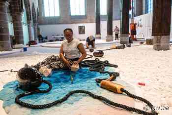 Sint-Janshospitaal in Brugge ontruimd voor zinnenstrelende expo van Otobong Nkanga - KW.be - KW.be