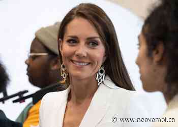 Kate Middleton brille en tuxedo blanc avec ses longs cheveux lisses - Noovo Moi