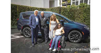Chrysler Brand Teams Up With The Kelly Clarkson Show, Jay Leno, BraunAbility to Provide Wheelchair-accessible Chrysler Pacifica to Family in Need - PR Newswire