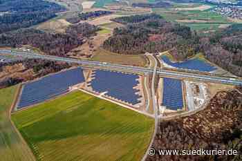 Mühlhausen-Ehingen: Eine Solaranlage so groß wie elf Fußballfelder: Anlage an der Autobahn geht in Betrieb - SÜDKURIER Online
