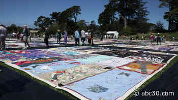 Historic outdoor display marks the 35th anniversary of AIDS Memorial Quilt