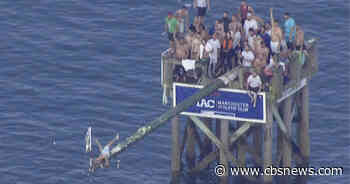 Greasy Pole competition returns to Gloucester for the first time since 2019 - CBS Boston