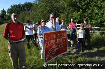 Sutton villagers walk in protest to save Victorian railway station heading for Peterborough's Railworld Wildlife Haven - Peterborough Telegraph