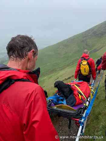 Keswick and Penrith mountain rescuers save dog that fell from Blencathra | News and Star - News & Star