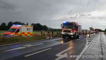 Vermutlich Aquaplaning - Junger Fahrer bei Überschlag schwer verletzt - Neue Presse Coburg