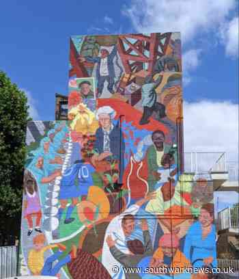 Fifty-foot tall 'Bermondsey people's mural' unveiled by the Blue - Southwark News