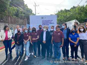 Destina Ayuntamiento de Cuernavaca 60 millones de pesos en pavimentación - 24 Morelos