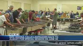 Extraordinary session to convene for NY Legislators