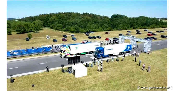 Propulsé par les systèmes de piles à combustible REFIRE, Clean Logistics célèbre la première mondiale du camion à émissions zéro « fyuriant »