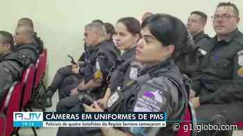 Policiais militares da Região Serrana do Rio começam a utilizar câmeras acopladas aos uniformes - Globo