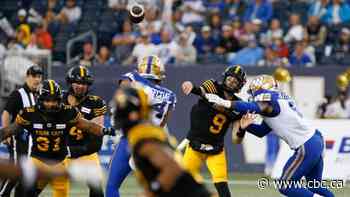 Blue Bombers stay unbeaten with win over Tiger-Cats in Grey Cup rematch