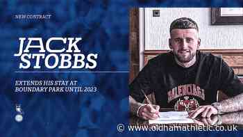 Stobbs Agrees New Deal - News - oldhamathletic.co.uk