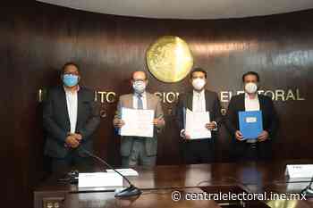 INE Puebla y tecnológico de libres afianzan lazos de colaboración con firma de convenio - Central Electoral - Central Electoral