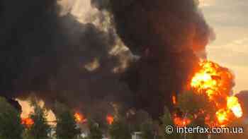 Firefighting operations at oil base in Novomoskovsk district finished - Інтерфакс-Україна