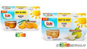 Dole introduceert nieuwe smaken Fruit in Sap: mango en peer - Distrifood.nl