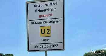Sperrung in Heimerzheim: Glosse zu Verkehrsschildern in Swisttal - General-Anzeiger Bonn