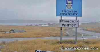 MLA Spink visits Whitby, twinned to Falklands Stanley City - MercoPress