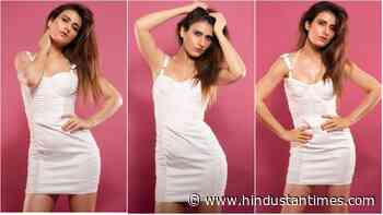 Fatima Sana Shaikh proves less is more in white bustier ruched bodycon dress - Hindustan Times