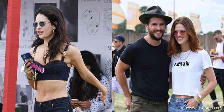 Lily James, Kit Harington, Rose Leslie & More Celebs Have Been Spotted at Glastonbury 2022! (Photos)
