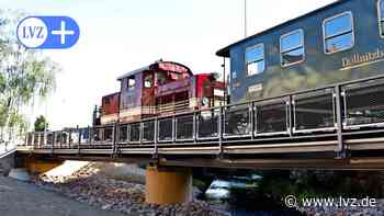 Oschatz: Döllnitzbahn rollt nun über die neue Brücke - Leipziger Volkszeitung