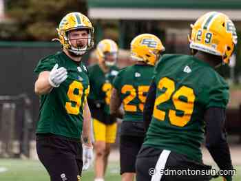 Elks recall rookie Plamondon in time for return trip to Calgary - Edmonton Sun