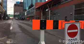 Edmonton will keep 102 Avenue closed to traffic for 1-year pedestrian pilot - Global News