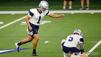 Cowboys rolling with rookie kicker? Mike McCarthy urges patience