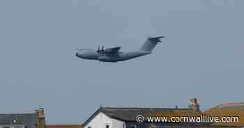RAF explains why there have been so many military planes over Cornwall - Cornwall Live