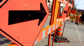 Road work: updates and potential obstructions - City of Westmount - Ville de Westmount