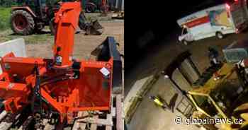 RCMP release surveillance photos of alleged N.B. lawn equipment theft