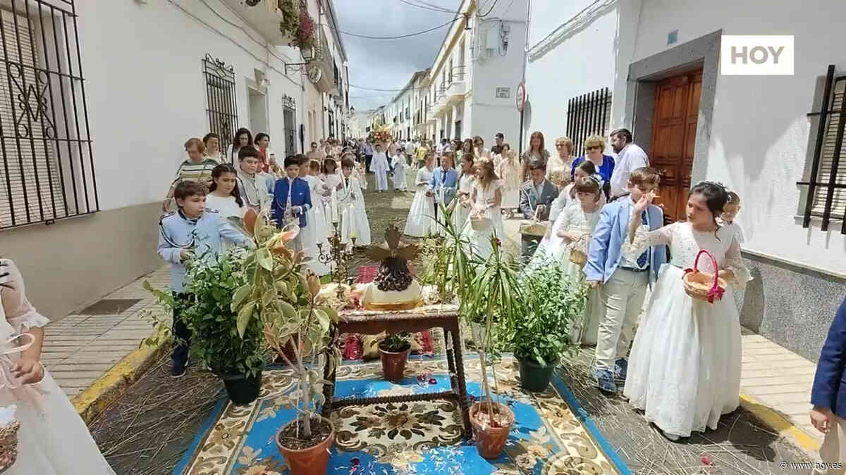 Valverde de Leganés celebra el Corpus Christi - Hoy.es