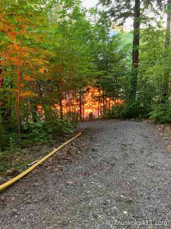 Cottage Destroyed By Fire On Hamilton Point Road - muskoka411.com - Muskoka 411