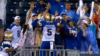 Recap: Winnipeg 26, Hamilton 12 - CFL.ca