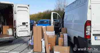 Politie beboet koeriers tijdens controle in Ekeren - Het Laatste Nieuws