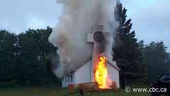 'Like losing a friend': Suspicious fire destroys rural Saskatchewan church - CBC.ca