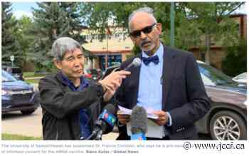 Saskatchewan surgeon sues Health Authority and College of Medicine after being terminated and defamed for questioning covid vaccines for children - Justice Centre for Constitutional Freedoms