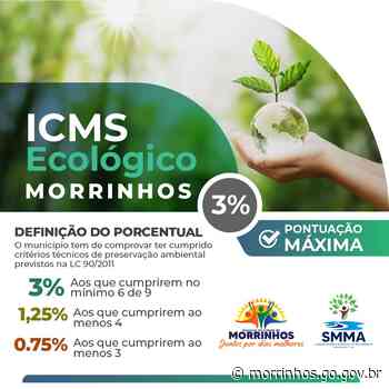 Morrinhos alcança pontuação máxima no ICMS Ecológico - Prefeitura Municipal de Morrinhos (.gov)