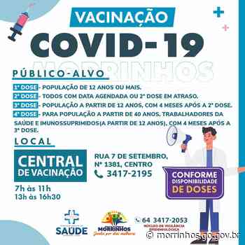 Campanha de Vacinação contra a Covid-19 segue em Morrinhos - Prefeitura Municipal de Morrinhos (.gov)