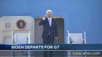 President Biden heads to G7 summit, then on to meet with NATO leaders