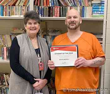 Jail inmate earns Nicolet College Academic Success program Student of the Year honors - Tomahawk Leader