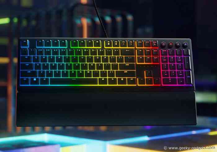 Razer Ornata V3 and V3X low profile mecha-membrane switch gaming keyboards