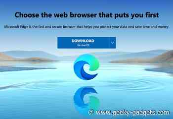 Installing Microsoft’s Edge browser on Mac