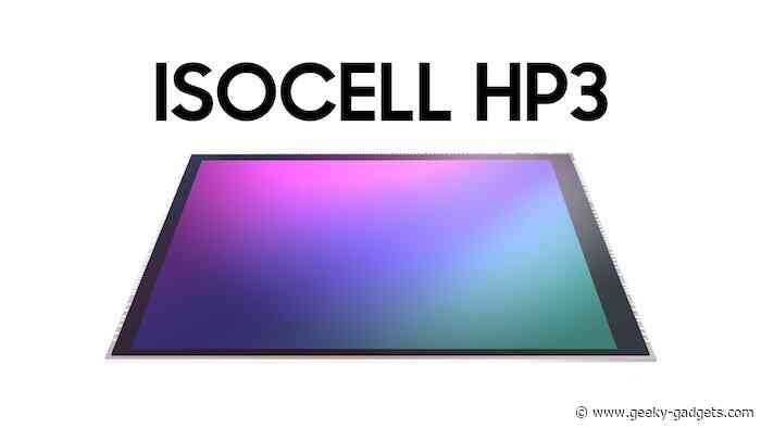 Samsung announces new 200 MP ISOCELL HP3 image sensor