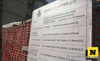 Merate, viale Verdi: delimitate le prime aree di cantiere - Lecco Notizie