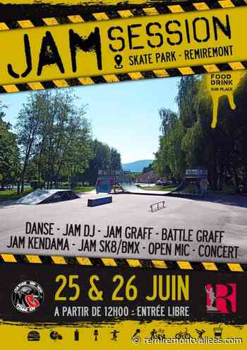Remiremont – Evénement Hip Hop « Jam Session » au Skate Park - Remiremontvallées.com