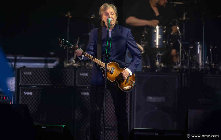 Paul McCartney duets virtually with John Lennon for Glastonbury headline set