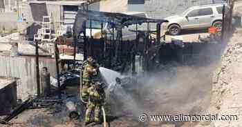 Incendio por explosión de tanque de gas consume vivienda en Rosarito - El Imparcial